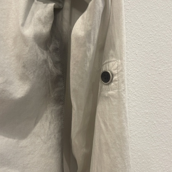 ROAR Embroidered Gray Long Sleeve Women’s Shirt - Size L - - Picture 5 of 15